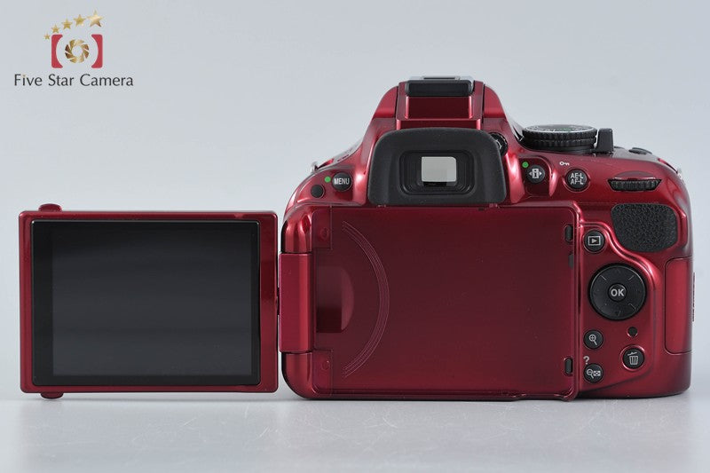 Nikon D5200 Red 24.1 MP Digital SLR Camera Body