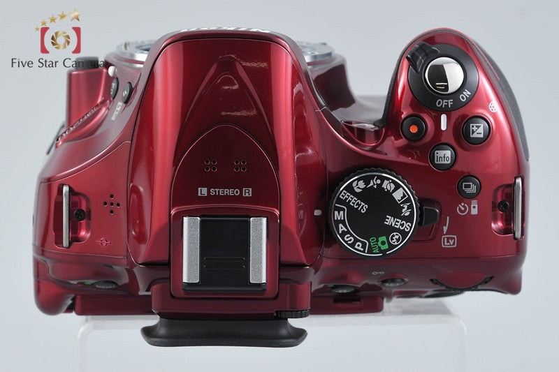Nikon D5200 Red 24.1 MP Digital SLR Camera Body