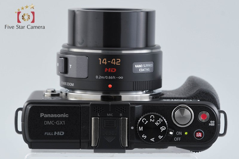 Panasonic LUMIX DMC-GX1 Esprit Black 16.0 MP 14-42 Lens [Japanese Language Only]