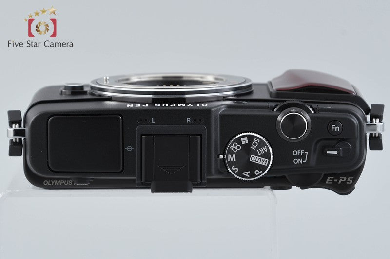 "Count 2,606" Olympus PEN Lite E-PL5 Black Premium Model 16.5 MP Digital Camera