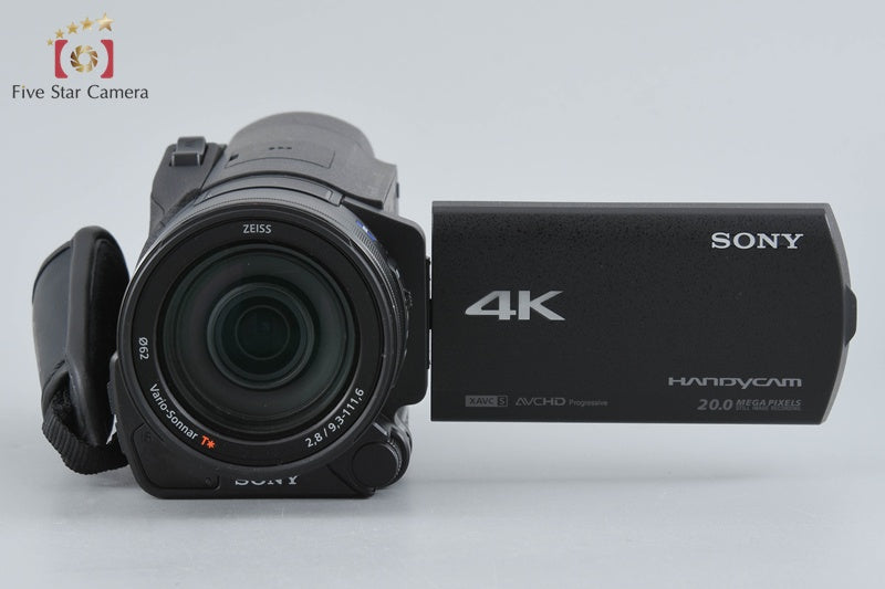 SONY HANDYCAM FDR-AX100 4K Handycam [Japanese Language Only]