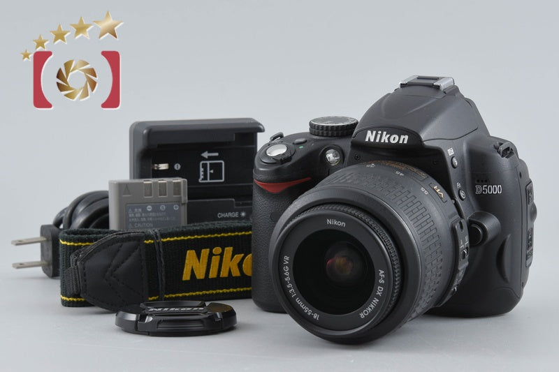 Nikon D5000 12.3 MP DSLR Camera 18-55 VR Lens