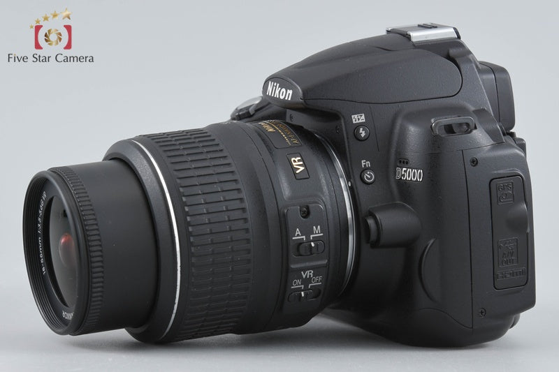 Nikon D5000 12.3 MP DSLR Camera 18-55 VR Lens