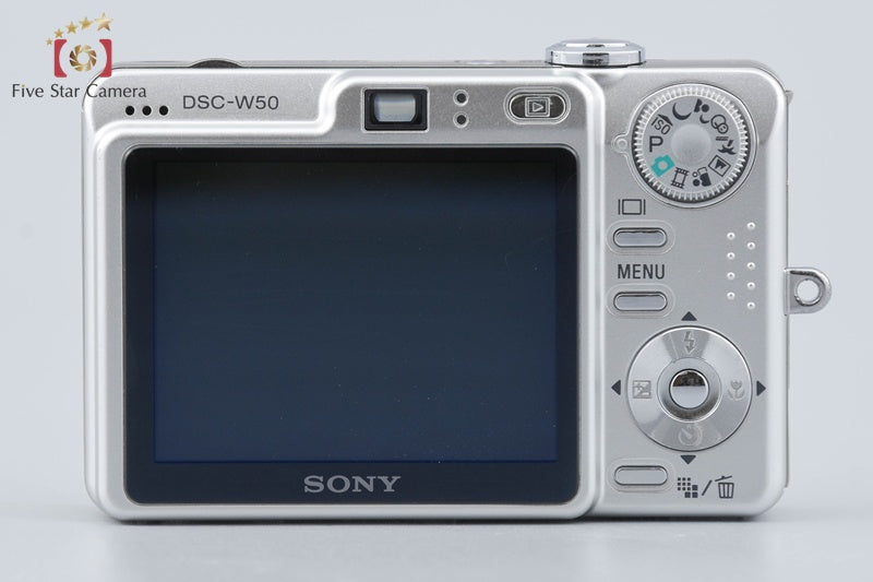 SONY Cyber-shot DSC-W50 Silver 6.0 MP Digital Camera [Japanese Language Only]