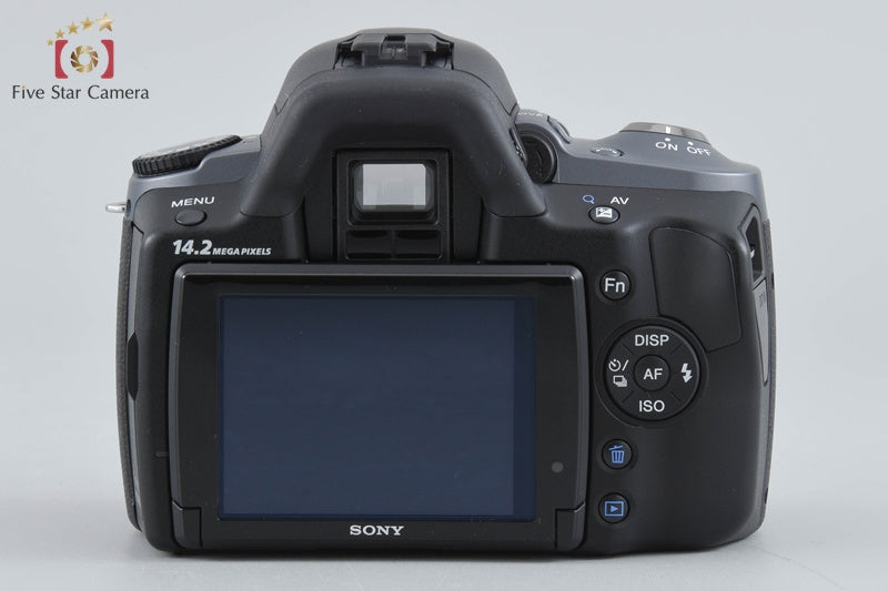 SONY α380 DSLR-A380Y 14.2 MP 18-55 55-200 Lenses [Japanese Language Only]