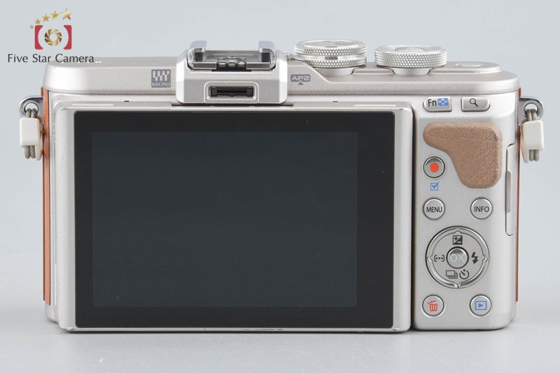 "Count 3,166" Olympus PEN E-PL8 Brown 16.1 MP Digital Mirrorless Camera Body