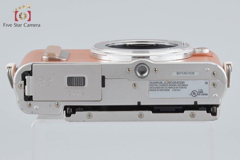 "Count 3,166" Olympus PEN E-PL8 Brown 16.1 MP Digital Mirrorless Camera Body