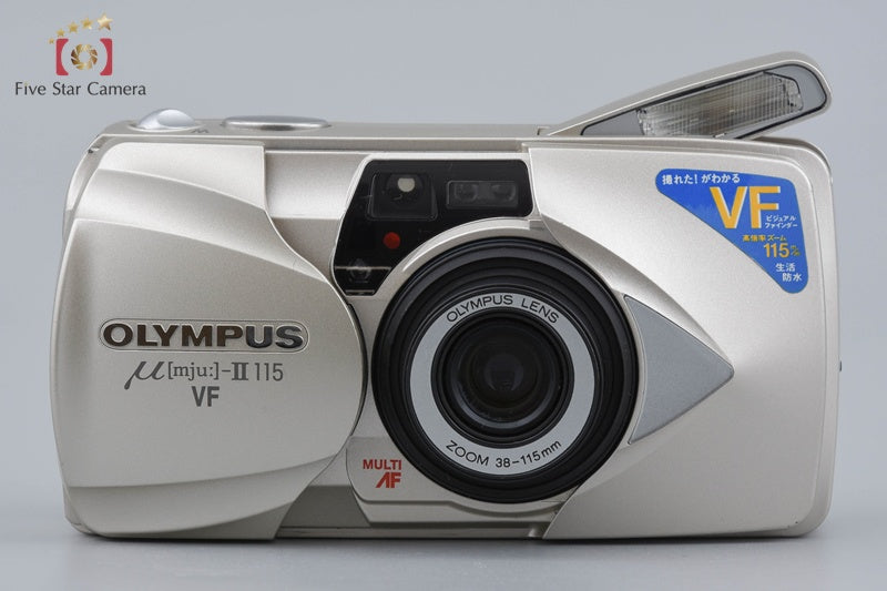Olympus μ[mju:]-II 115 VF Champagne Gold 35mm Point & Shoot Film Camera