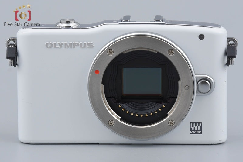 Olympus PEN mini E-PM1 White 12.3 MP Digital Mirrorless Camera Body