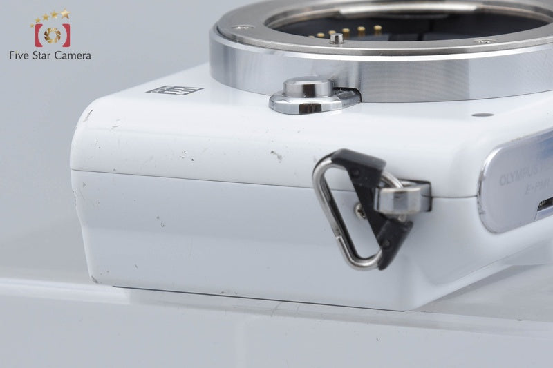 Olympus PEN mini E-PM1 White 12.3 MP Digital Mirrorless Camera Body