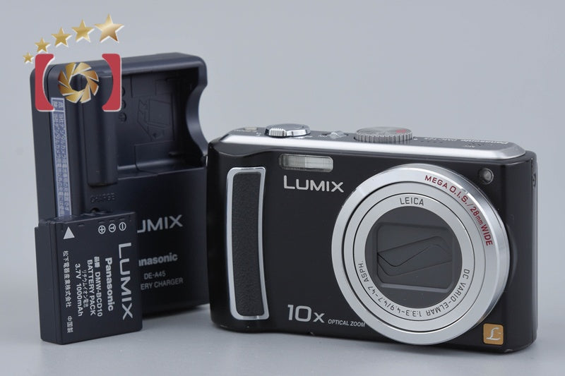 Panasonic LUMIX DMC-TZ5 Black 9.1 MP Digital Camera [Japanese Language Only]