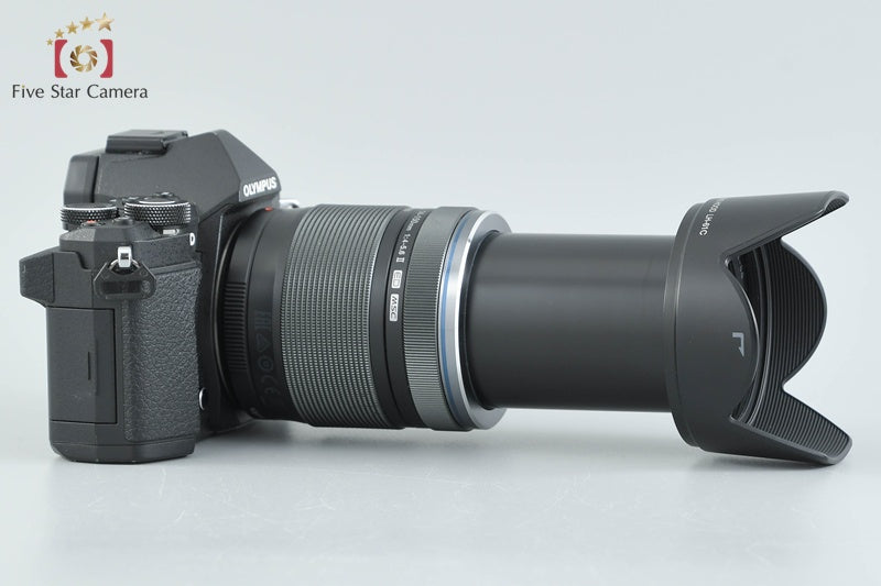 "Count 4,062" Olympus OM-D E-M5 Mark II Black 16.0 MP 14-150 II Lens w/ Box