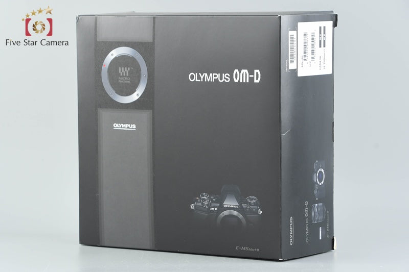 "Count 4,062" Olympus OM-D E-M5 Mark II Black 16.0 MP 14-150 II Lens w/ Box