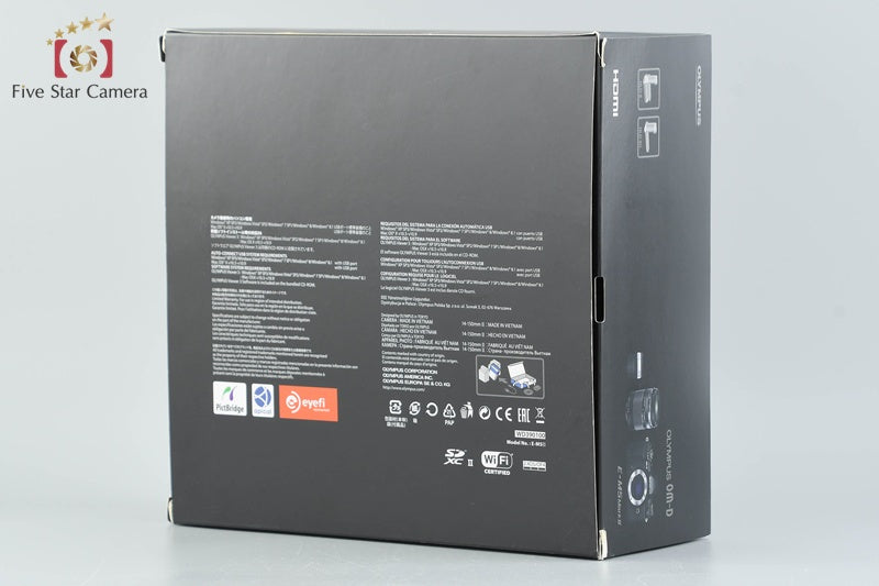 "Count 4,062" Olympus OM-D E-M5 Mark II Black 16.0 MP 14-150 II Lens w/ Box
