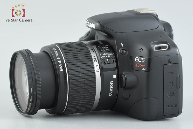 "Count 4,684" Canon EOS Kiss X4 / Rebel T2i / 550D 18.0 MP DSLR 18-55 Lens