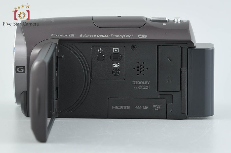 Sony Handycam HDR-CX670 Bordeaux Brown Digital HD Camcorder [Multiple Languages]