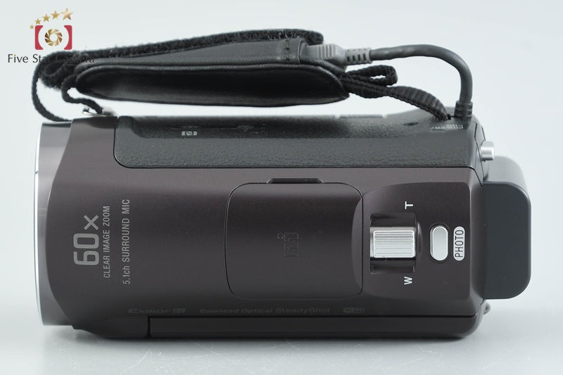 Sony Handycam HDR-CX670 Bordeaux Brown Digital HD Camcorder [Multiple Languages]