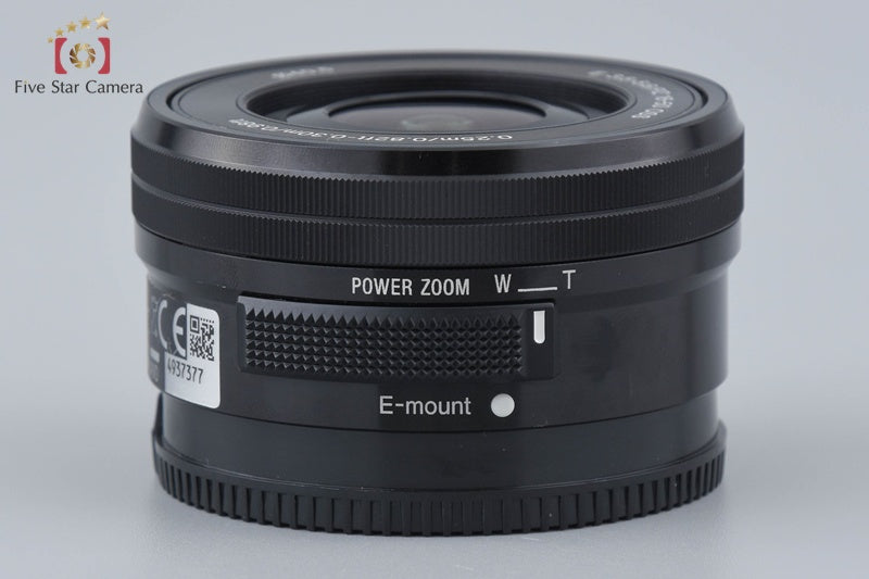 SONY E PZ 16-50mm f/3.5-5.6 OSS SELP1650 Black Sony E Mount