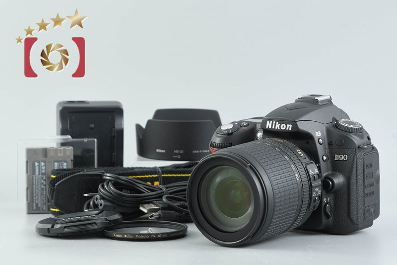 "Count 724" Nikon D90 12.3 MP DSLR Camera AF-S DX 18-105 G VR Lens