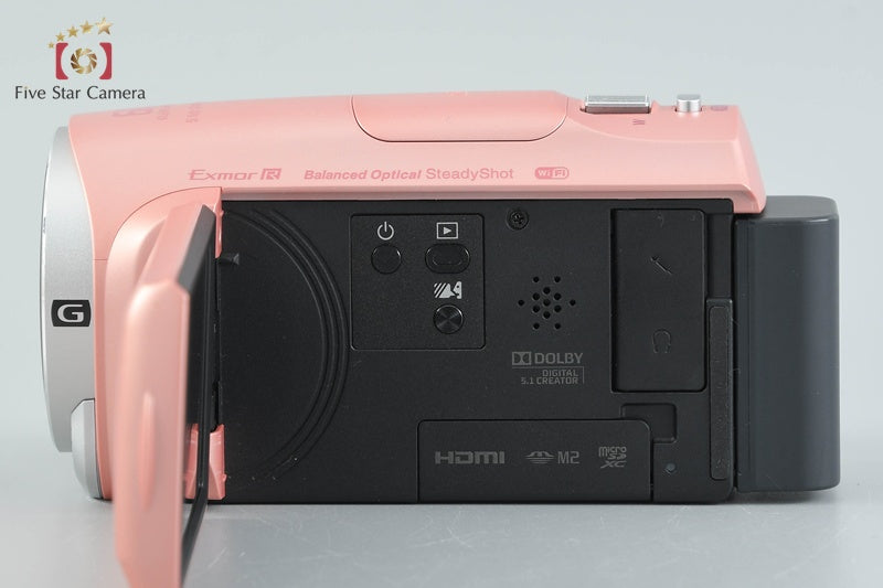 Sony Handycam HDR-CX670 Pink Digital HD Camcorder [Multiple Languages]
