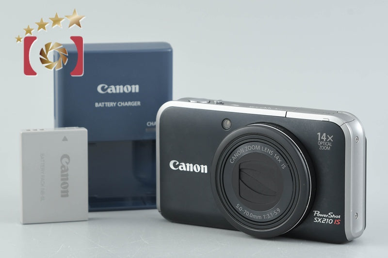 Canon PowerShot SX210 IS Black 14.1 MP Digital Camera