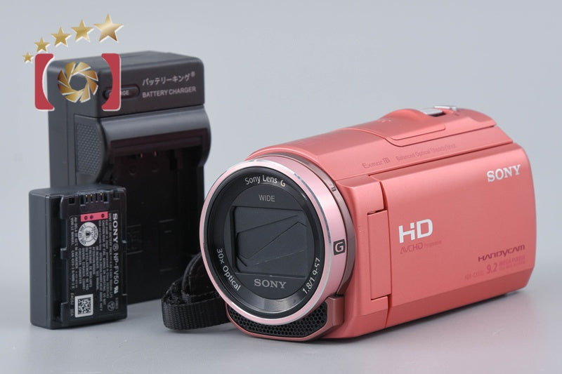 SONY HANDYCAM HDR-CX535 Pink Video Camcorder [Japanese Language Only]