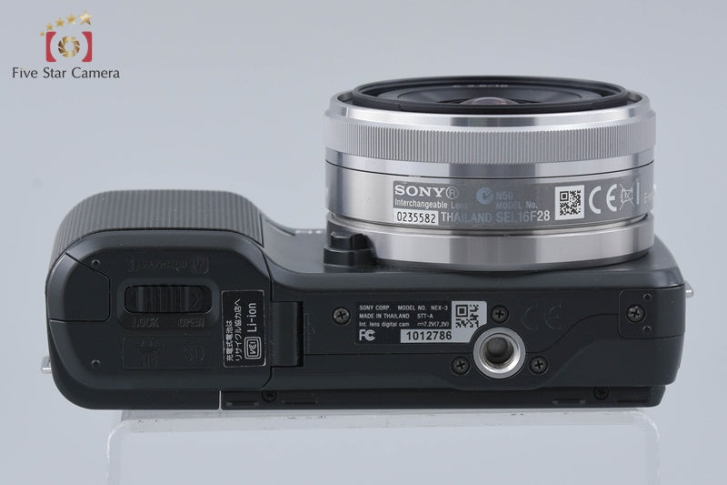 Sony Alpha α NEX-3 Black 14.2 MP 16mm Lens [Japanese Language Only]