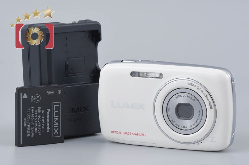 Panasonic LUMIX DMC-S1 White 12.1 MP Digital Camera [Japanese Language Only]