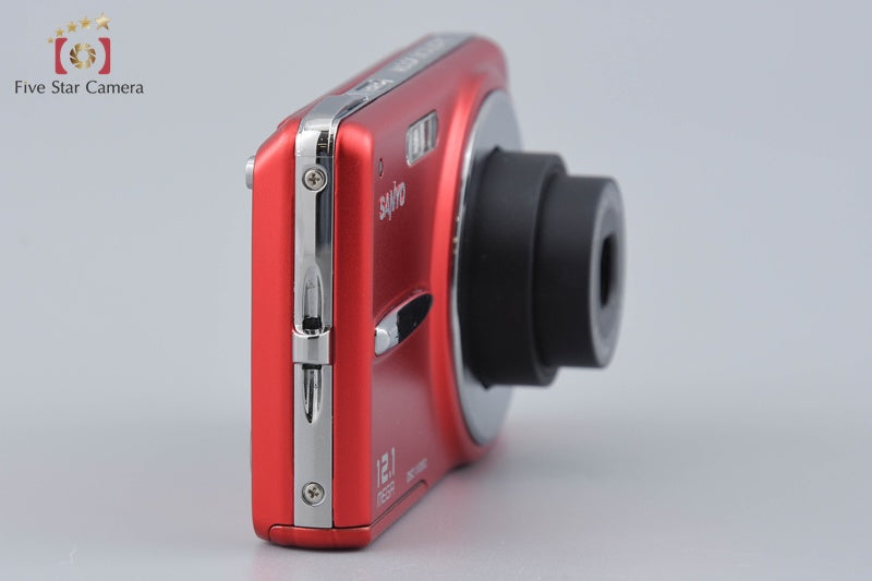 SANYO DSC-X1260 Red 12.1 MP Digital Camera [Japanese Language Only]