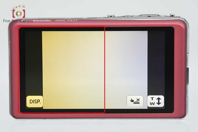 Panasonic LUMIX DMC-FX77 Glamourous Pink Digital Camera [Japanese Language Only]