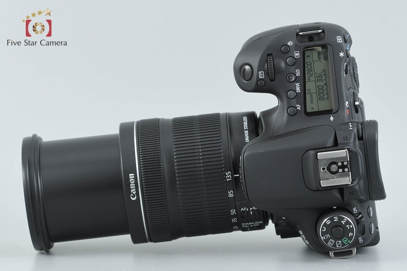 "Shutter count 87" Canon EOS 70D 20.2 MP DSLR EF-S 18-135 IS STM Lens