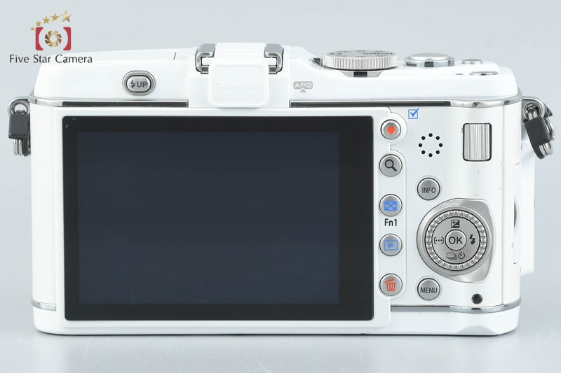 Olympus PEN E-P3 White 12.3 MP Mirrorless Camera 14-42 Lens