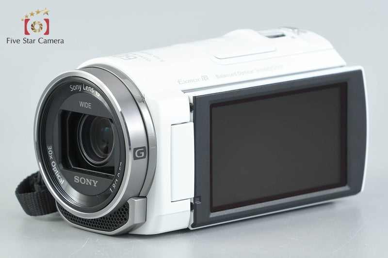 SONY HANDYCAM HDR-CX535 White Video Camcorder [Japanese Language Only]