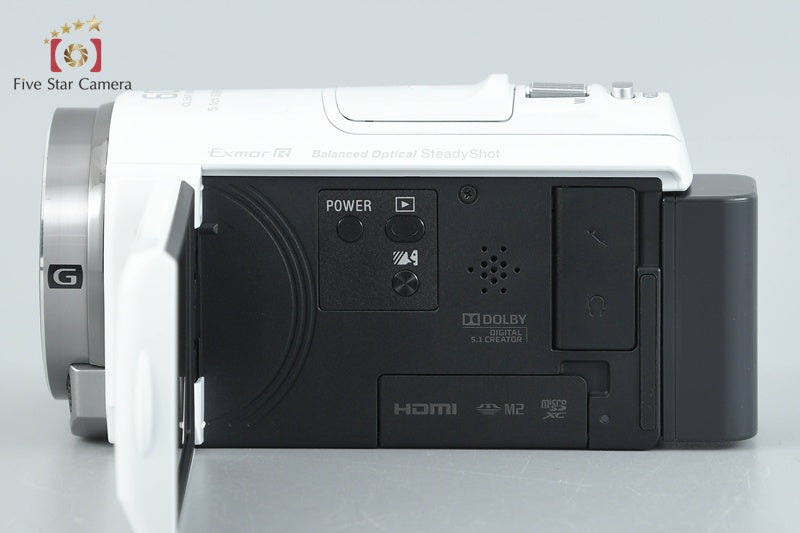 SONY HANDYCAM HDR-CX535 White Video Camcorder [Japanese Language Only]