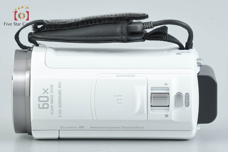 SONY HANDYCAM HDR-CX535 White Video Camcorder [Japanese Language Only]