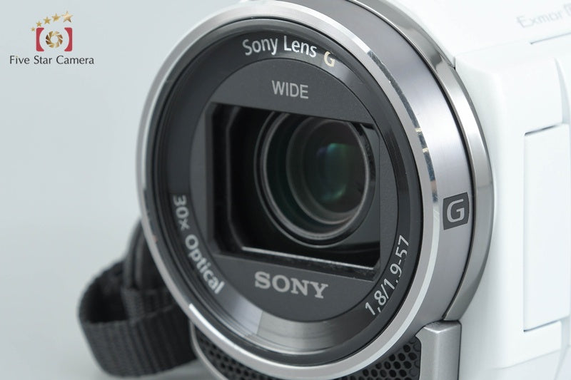 SONY HANDYCAM HDR-CX535 White Video Camcorder [Japanese Language Only]