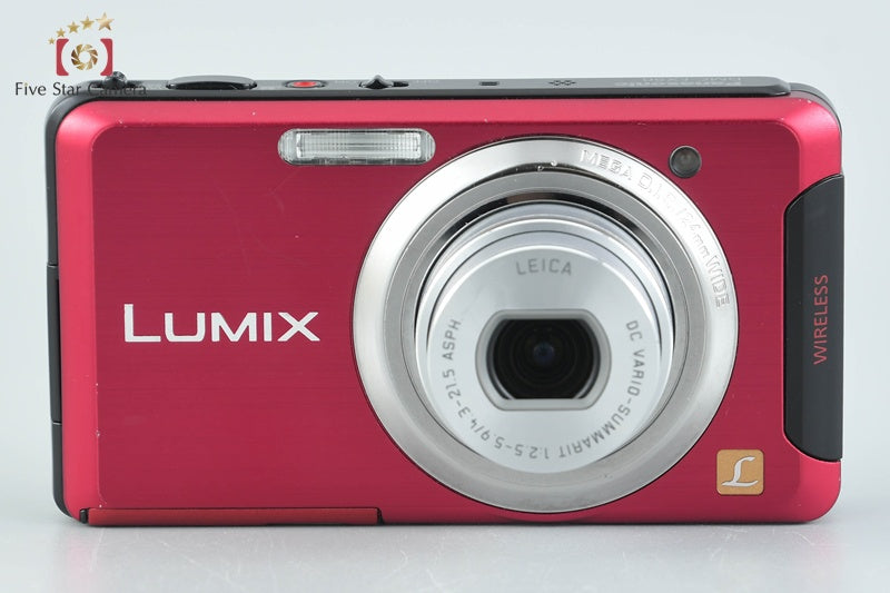 Panasonic LUMIX DMC-FX90 Red 12.1 MP Digital Camera [Japanese Language Only]