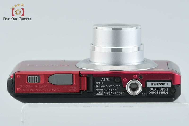 Panasonic LUMIX DMC-FX90 Red 12.1 MP Digital Camera [Japanese Language Only]