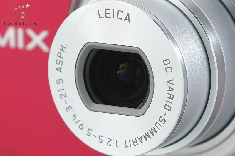 Panasonic LUMIX DMC-FX90 Red 12.1 MP Digital Camera [Japanese Language Only]