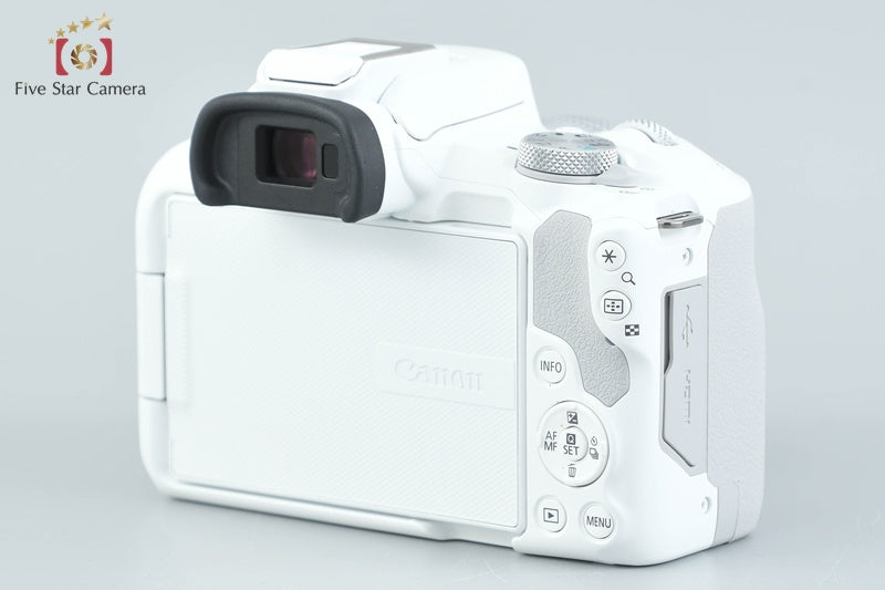 Shutter count 1,000 Canon EOS R50 White 24.2 MP RF-S 18-45 55-210 Lenses