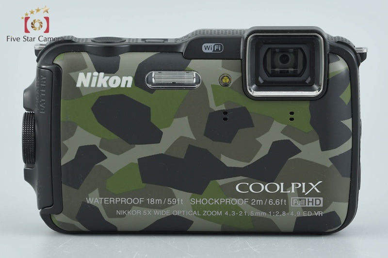 Nikon COOLPIX AW120 Camouflage Green 16.0 MP Digital Camera
