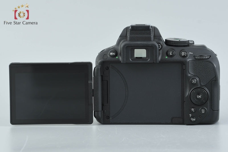 Nikon D5300 Black 24.2 MP DSLR Camera 18-55 55-200 Lenses