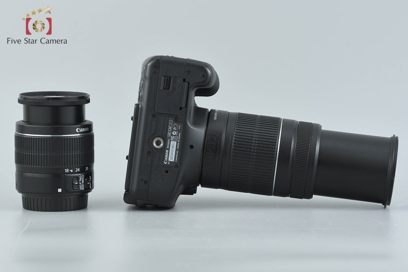 Count 5,121 Canon EOS Kiss X5 / Rebel T3i / 600D 18.0 MP 18-55 55-250 Lenses