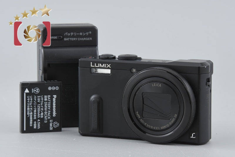 Panasonic LUMIX DMC-TZ60 Black 18.1 MP Digital Camera [Japanese Language Only]