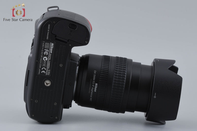 Shutter count 2,049 Nikon D70 6.1 MP DSLR Camera AF-S DX 18-70 Lens