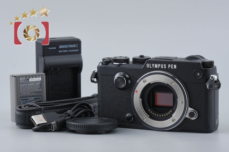 Shutter count 2,124 Olympus PEN-F Black 20.3 MP Digital Mirrorless Camera