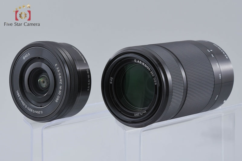 Sony Alpha α6400 ILCE-6400 24.2 MP 16-50 55-210 Lenses [Japanese Language Only]