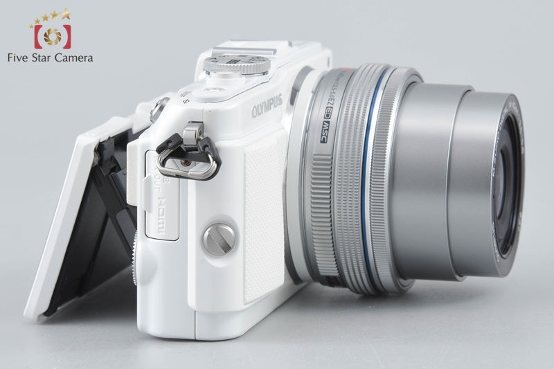 "Shutter count 994" Olympus PEN Lite E-PL6 White 16.1 MP 14-42 EZ Lens