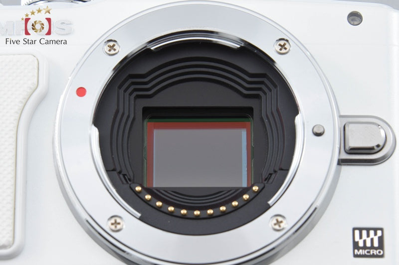 "Shutter count 994" Olympus PEN Lite E-PL6 White 16.1 MP 14-42 EZ Lens