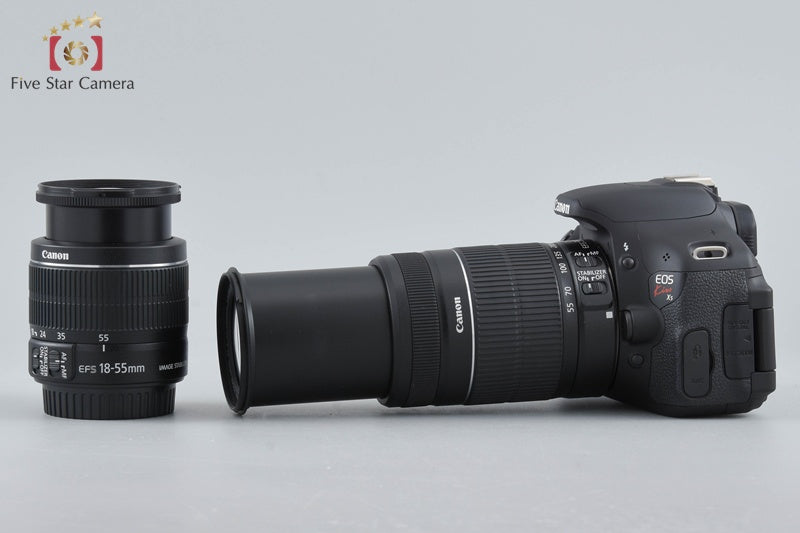 "Count 7" Canon EOS Kiss X5 / Rebel T3i / 600D 18.0 MP 18-55 55-250 Lenses